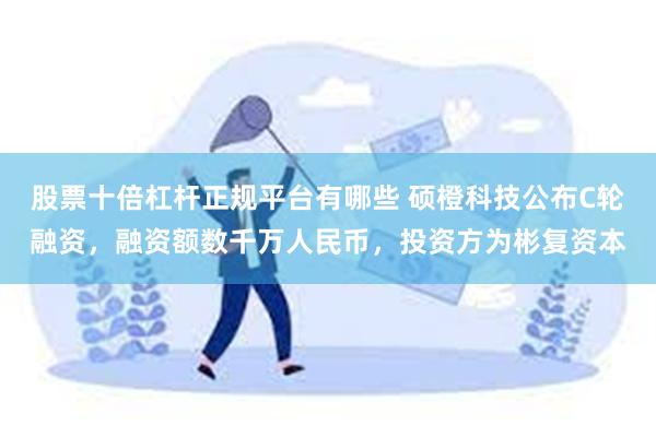 股票十倍杠杆正规平台有哪些 硕橙科技公布C轮融资，融资额数千万人民币，投资方为彬复资本