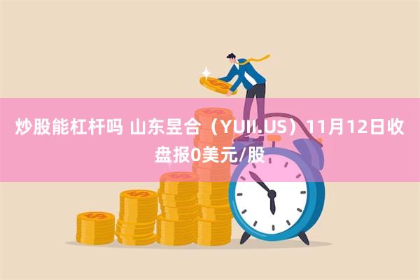 炒股能杠杆吗 山东昱合（YUII.US）11月12日收盘报0美元/股