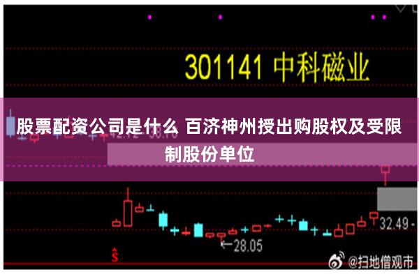 股票配资公司是什么 百济神州授出购股权及受限制股份单位